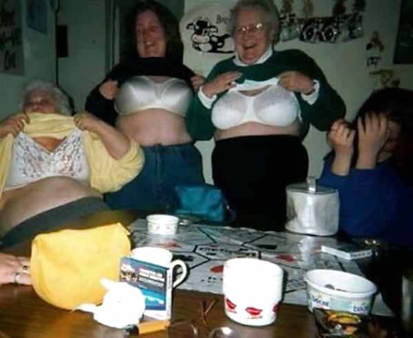 Big bras on Grandma #21615598