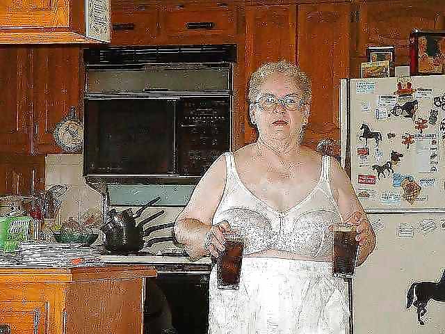 Big bras on Grandma #21615713