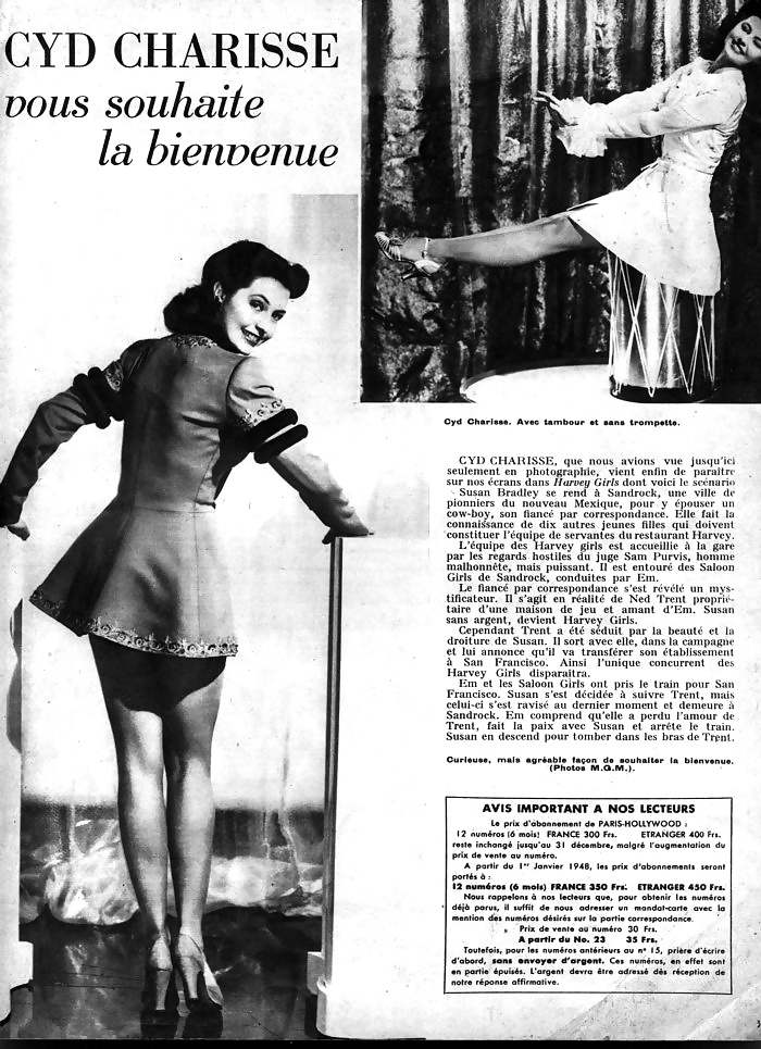 Vintage Zeitschriften Paris-hollywood Nr26- 1947 #2959806