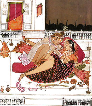 Drawn Ero and Porn Art 1 - Indian Miniatures Mughal Period #5489066