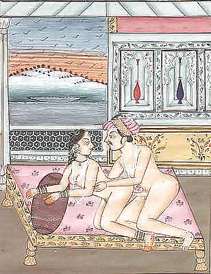 Gezeichnet Ero Und Porno Kunst 1 - Indische Miniaturen Moghul-Zeit #5489070