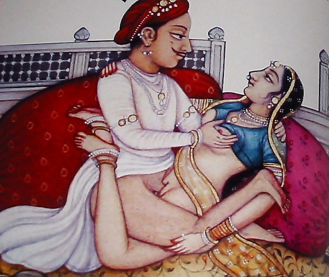 Drawn Ero and Porn Art 1 - Indian Miniatures Mughal Period #5489118