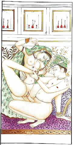 Gezeichnet Ero Und Porno Kunst 1 - Indische Miniaturen Moghul-Zeit #5489122