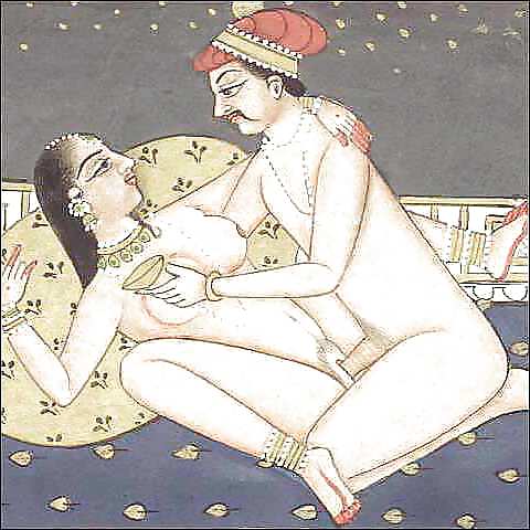 Drawn Ero and Porn Art 1 - Indian Miniatures Mughal Period #5489138