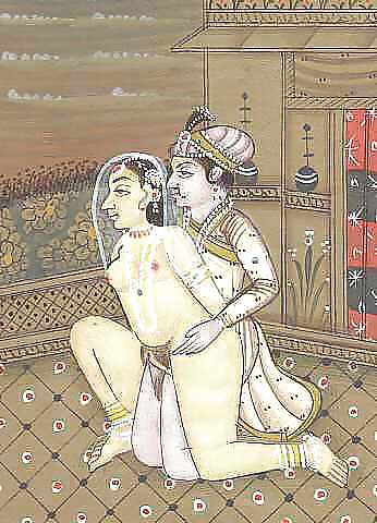 Gezeichnet Ero Und Porno Kunst 1 - Indische Miniaturen Moghul-Zeit #5489145