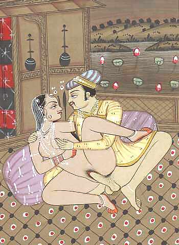 Gezeichnet Ero Und Porno Kunst 1 - Indische Miniaturen Moghul-Zeit #5489162