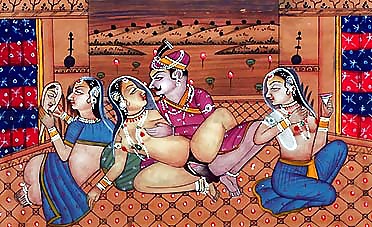 Drawn Ero and Porn Art 1 - Indian Miniatures Mughal Period #5489181