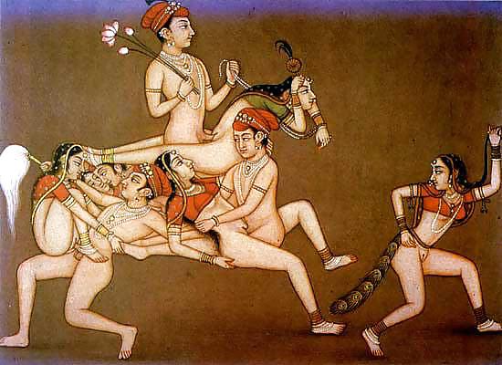 Drawn Ero and Porn Art 1 - Indian Miniatures Mughal Period #5489196