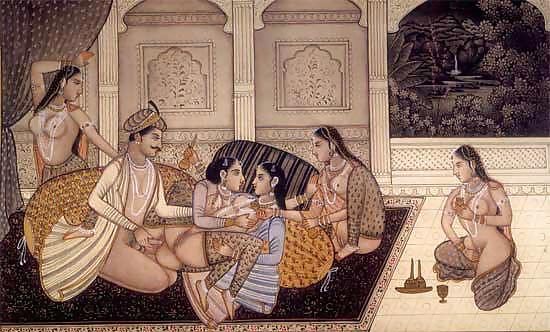 Gezeichnet Ero Und Porno Kunst 1 - Indische Miniaturen Moghul-Zeit #5489220