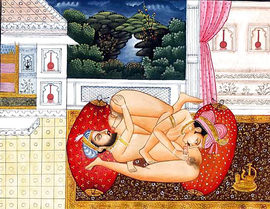 Drawn Ero and Porn Art 1 - Indian Miniatures Mughal Period #5489253