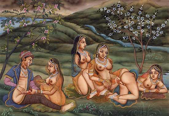 Gezeichnet Ero Und Porno Kunst 1 - Indische Miniaturen Moghul-Zeit #5489270
