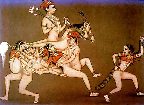 Drawn Ero and Porn Art 1 - Indian Miniatures Mughal Period #5489318