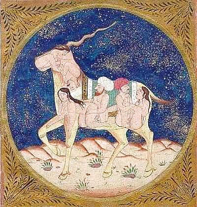 Drawn Ero and Porn Art 1 - Indian Miniatures Mughal Period #5489327