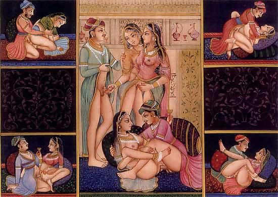 Gezeichnet Ero Und Porno Kunst 1 - Indische Miniaturen Moghul-Zeit #5489350
