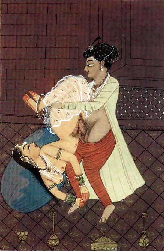 Drawn Ero and Porn Art 1 - Indian Miniatures Mughal Period #5489389