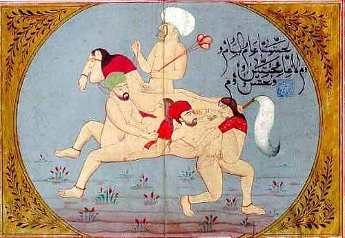 Drawn Ero and Porn Art 1 - Indian Miniatures Mughal Period #5489491