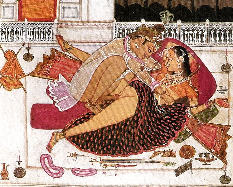 Drawn Ero and Porn Art 1 - Indian Miniatures Mughal Period #5489498