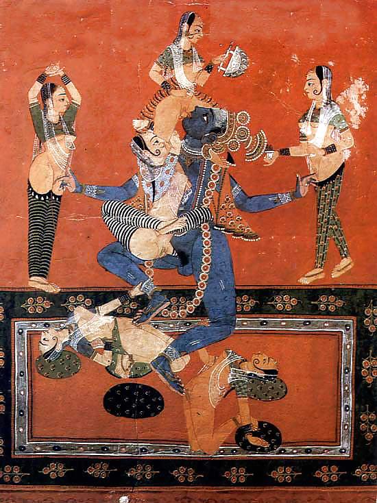 Drawn Ero and Porn Art 1 - Indian Miniatures Mughal Period #5489514
