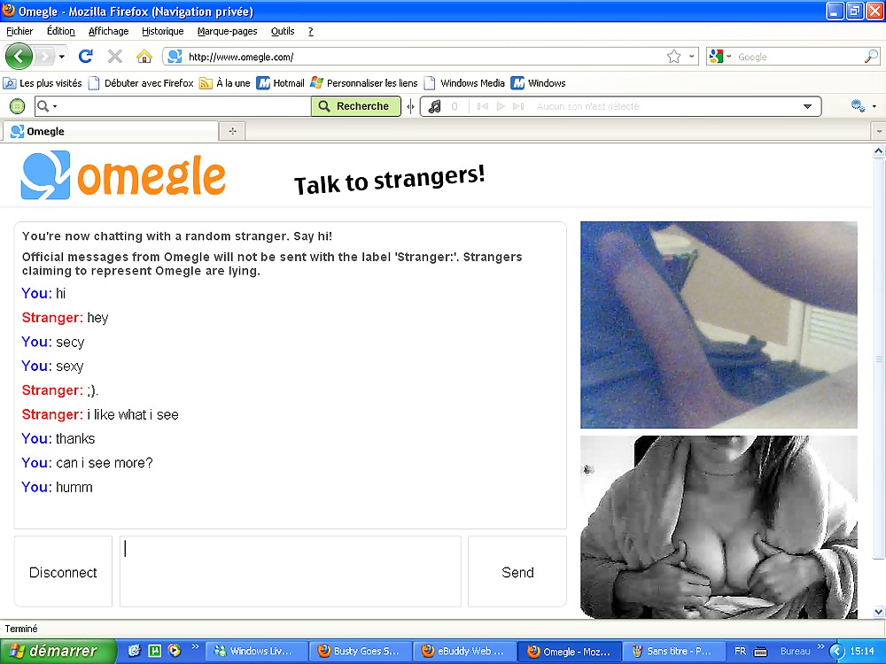 Webcam boobs omegle chatroulette big dick 