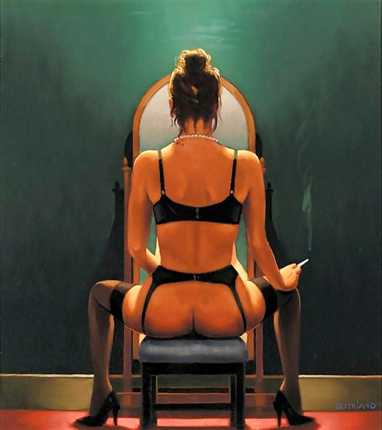 Painted EroPorn Art 56 - Jack Vettriano #12166162