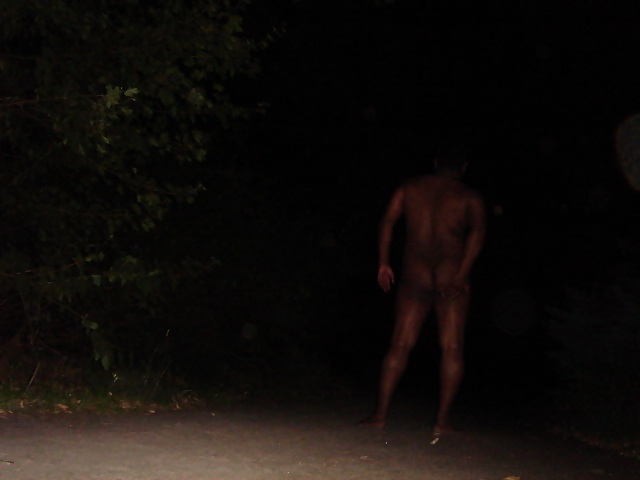Desnuda en el parque de noche
 #1227331