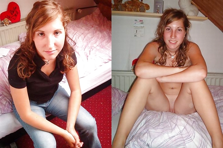 Teens dressed undressed Before and after #9209160