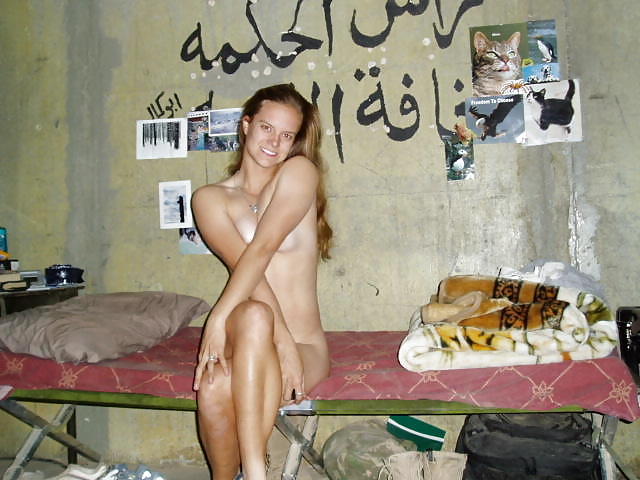 Military  Girl In Iraq