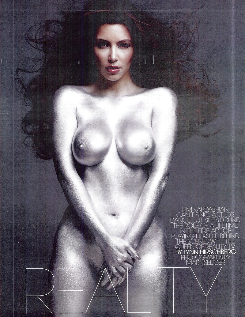 Kim Kardashian Silber Körperfarbe #3008480