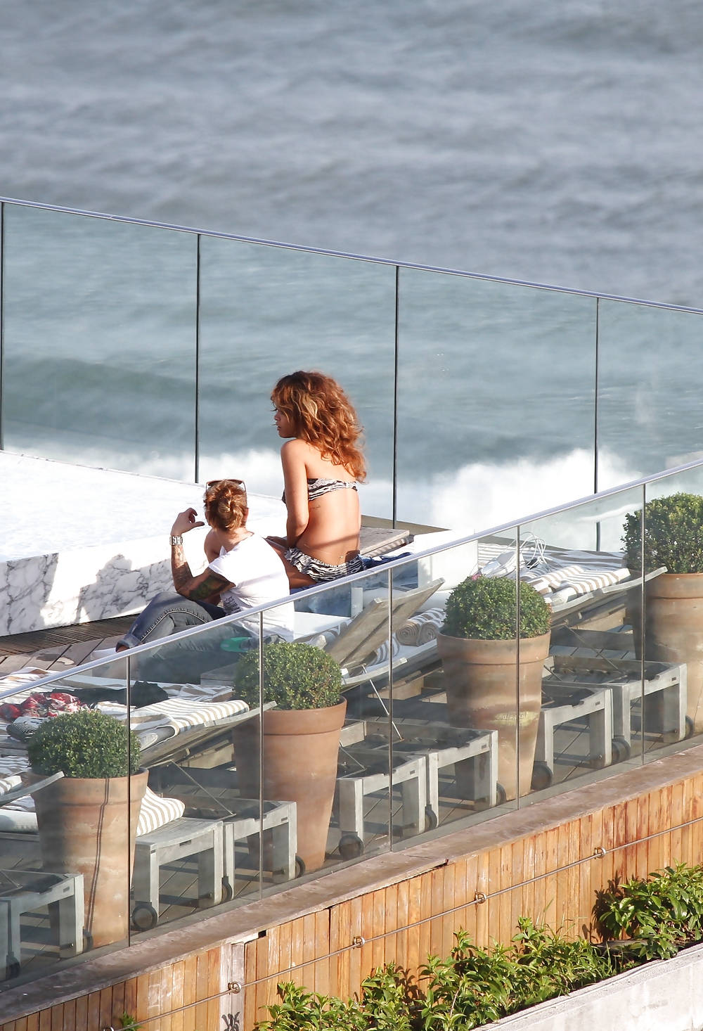 Rihanna bikini at a hotel pool in Rio de Janeiro #7575543