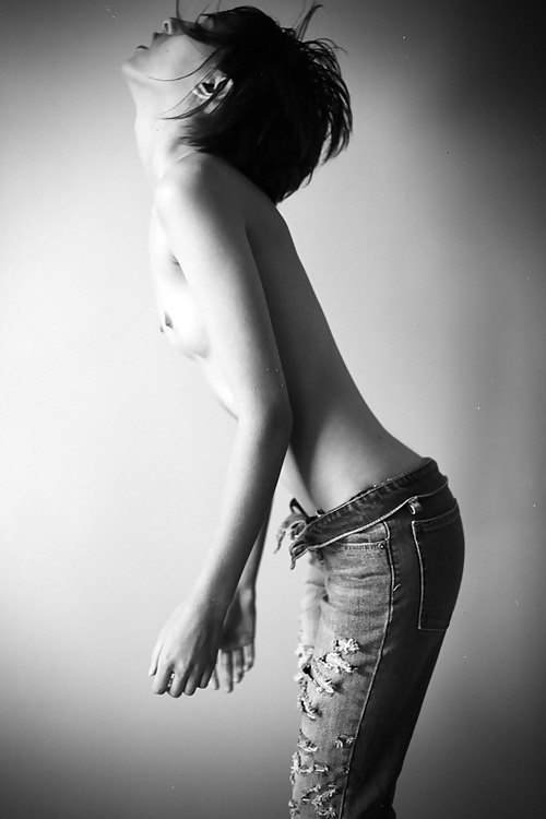 The Erotic Beauty of Petite Women Black and White 2 #11876018