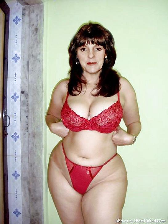 Plump MILF Major other Marie Bra and Panties #9373347