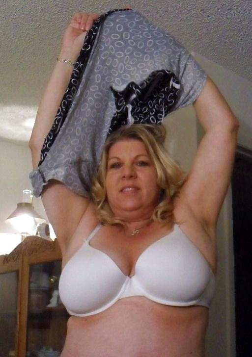 Chubby MILF Wife Marie Bra and Panties #9373425