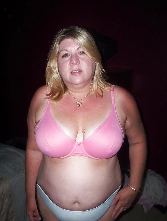 Chubby MILF Wife Marie Bra and Panties #9373518