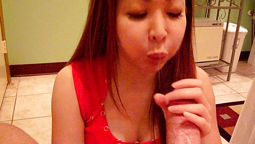 Shy love to spit on my cock #4545702