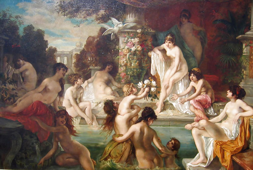 The Slaves and Ladies of the Harem. #15778654