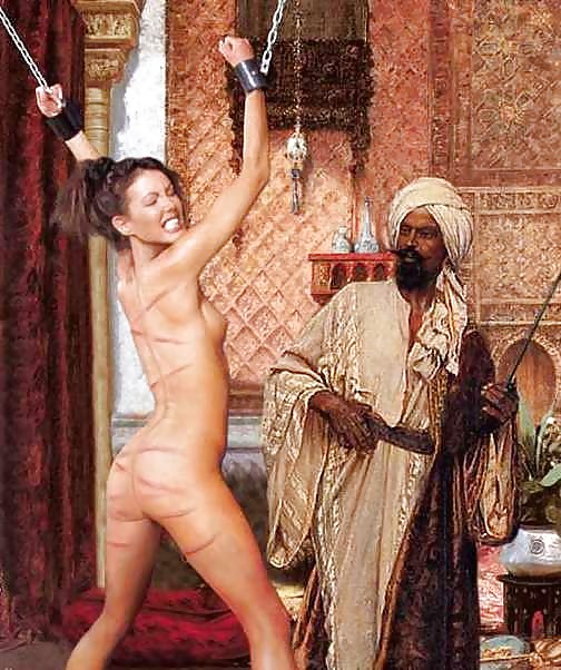 The Slaves and Ladies of the Harem. #15778731