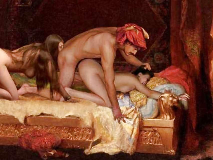 The Slaves and Ladies of the Harem. #15778740