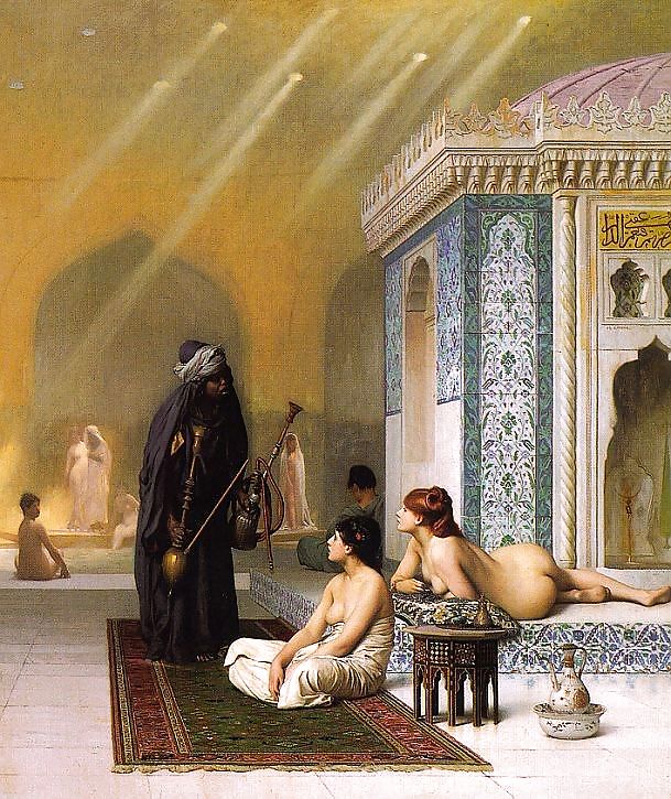 The Slaves and Ladies of the Harem. #15778826