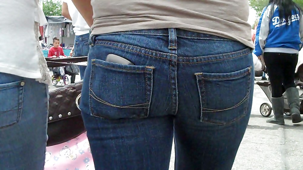 Nice Ass & Stummel In Jeans Heute #3576411