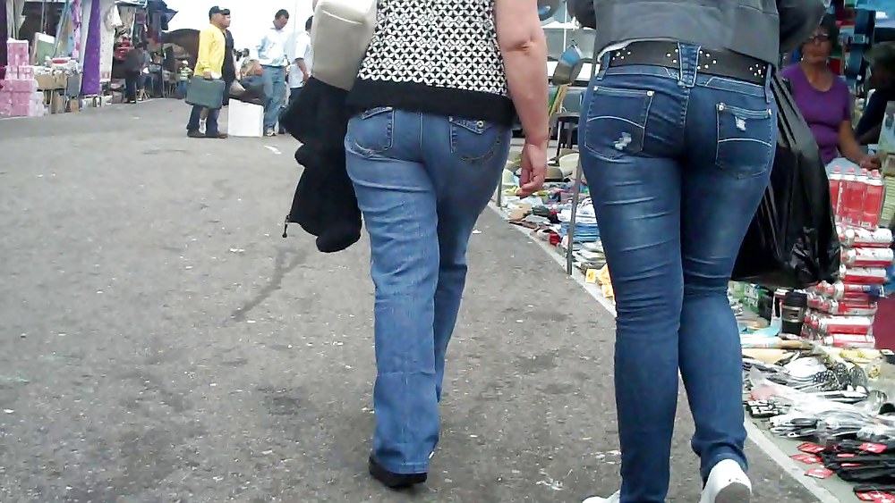 Nice Ass & Stummel In Jeans Heute #3576490