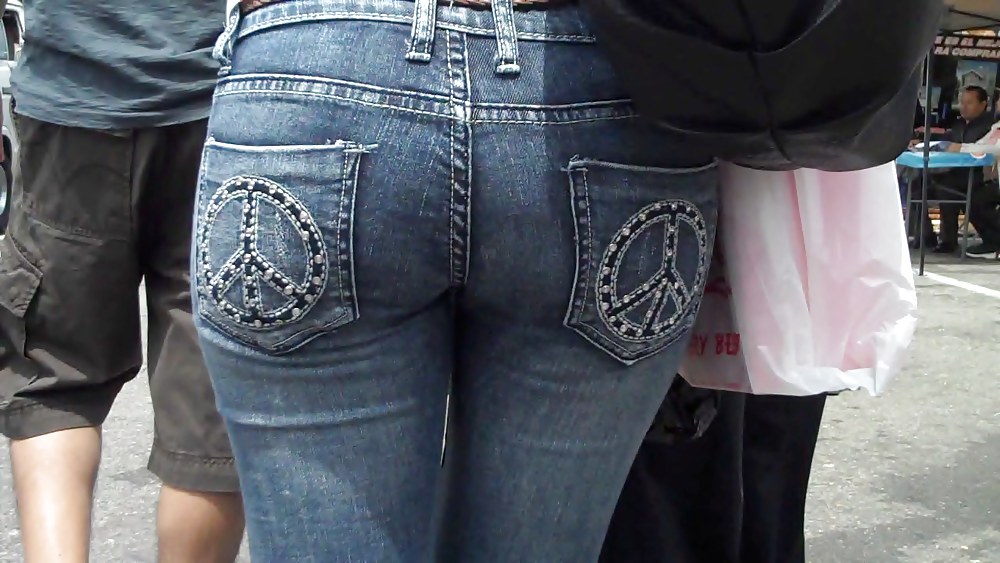 Nice Ass & Stummel In Jeans Heute #3576697