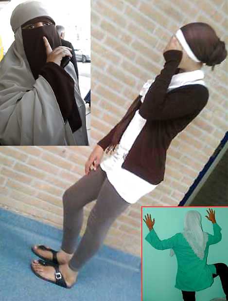 Shy- hijab niqab jilbab arab #13538302