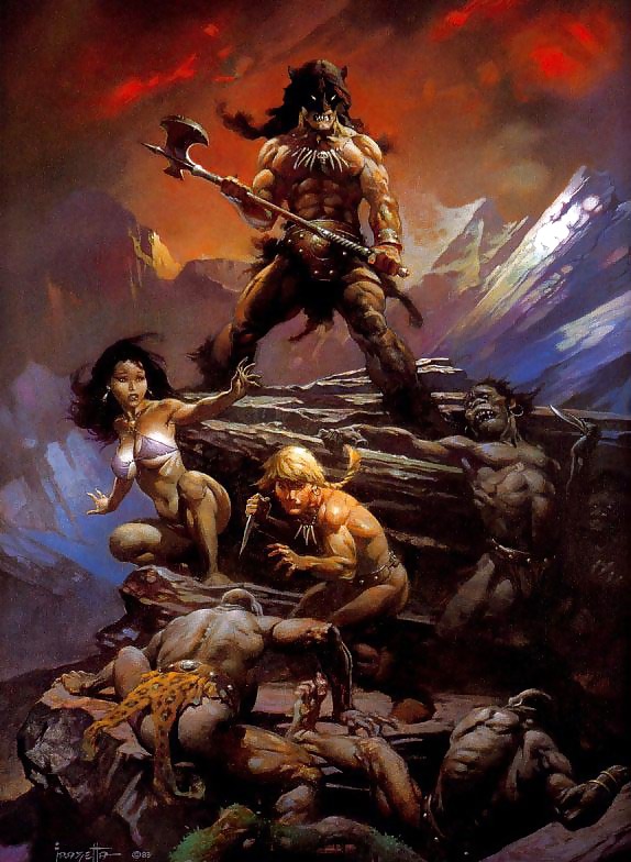 Erotic Fantasy Art 7 - Frank Frazetta #16538222