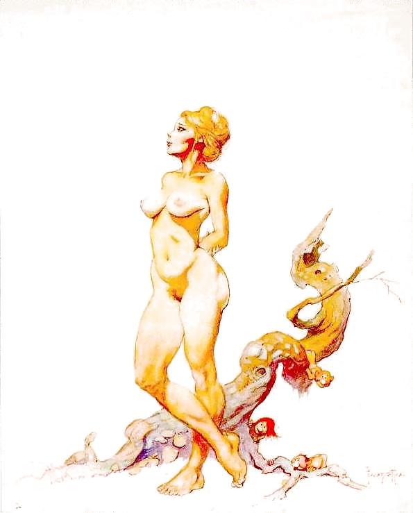 Arte de fantasía erótica 7 - frank frazetta
 #16538278
