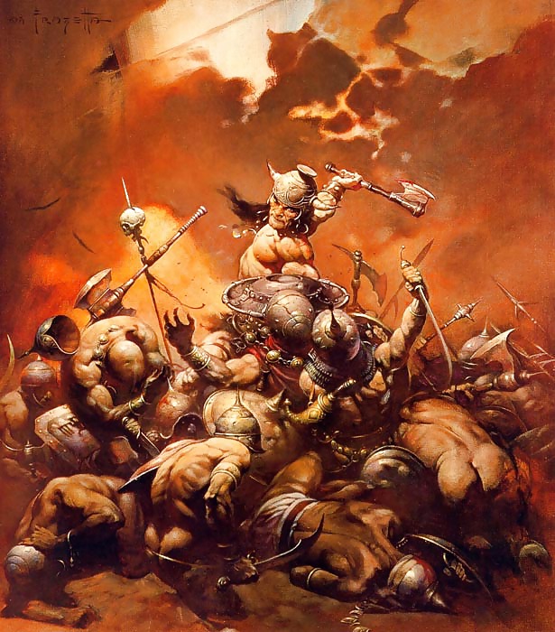 Arte de fantasía erótica 7 - frank frazetta
 #16538395