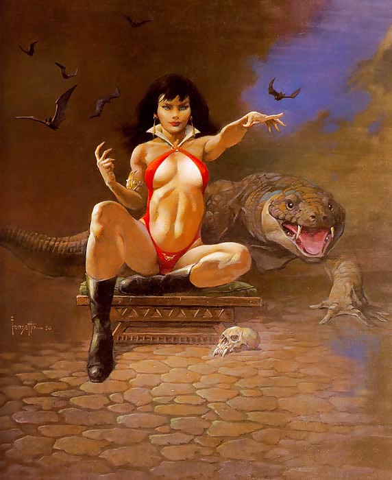 Arte de fantasía erótica 7 - frank frazetta
 #16538434
