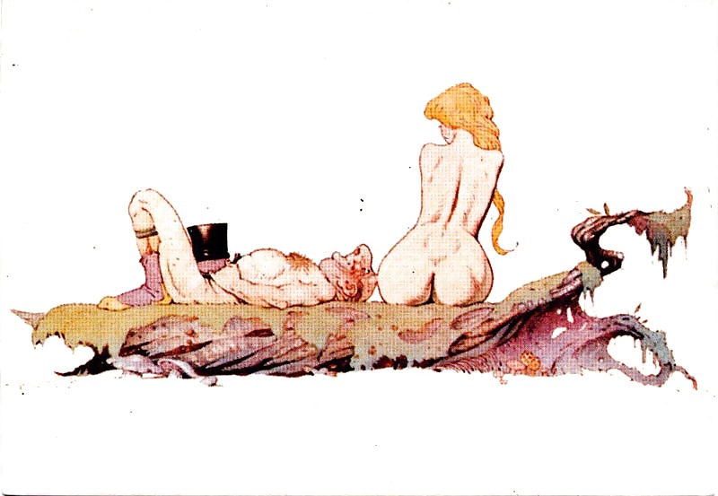 Arte de fantasía erótica 7 - frank frazetta
 #16538471