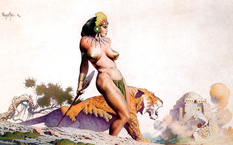 Arte de fantasía erótica 7 - frank frazetta
 #16538484