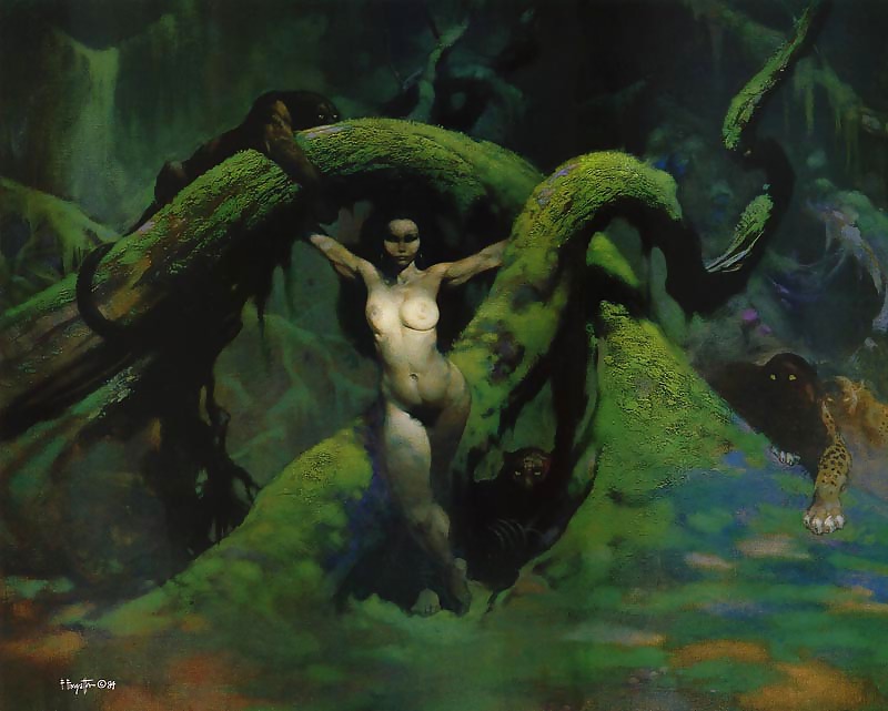 Arte de fantasía erótica 7 - frank frazetta
 #16538490