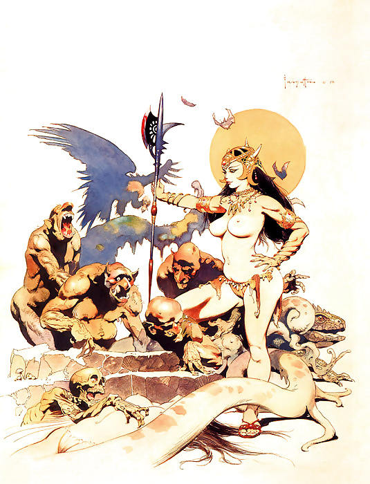 Arte de fantasía erótica 7 - frank frazetta
 #16538507